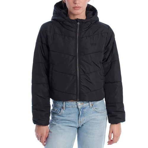 Vans MTE Foundry Crop Puff Hood Kadın Mont - Siyah
