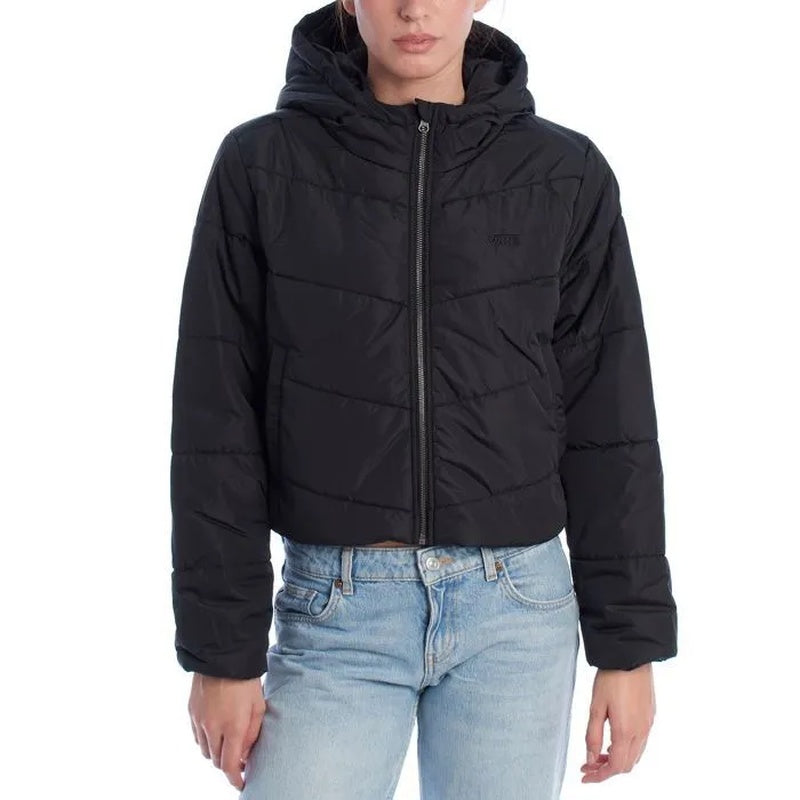Vans MTE Foundry Crop Puff Hood Kadın Mont - Siyah
