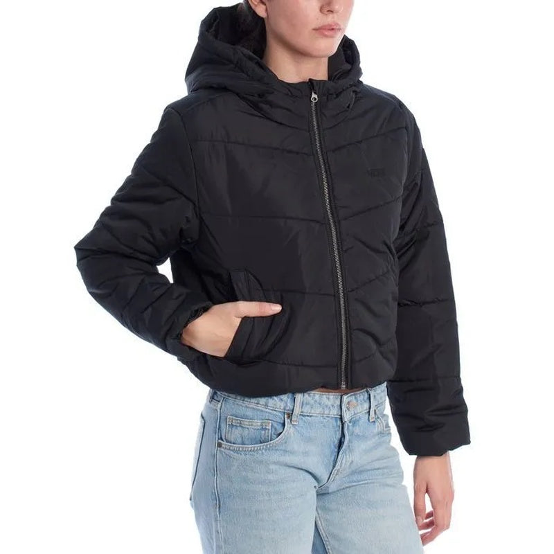 Vans MTE Foundry Crop Puff Hood Kadın Mont - Siyah