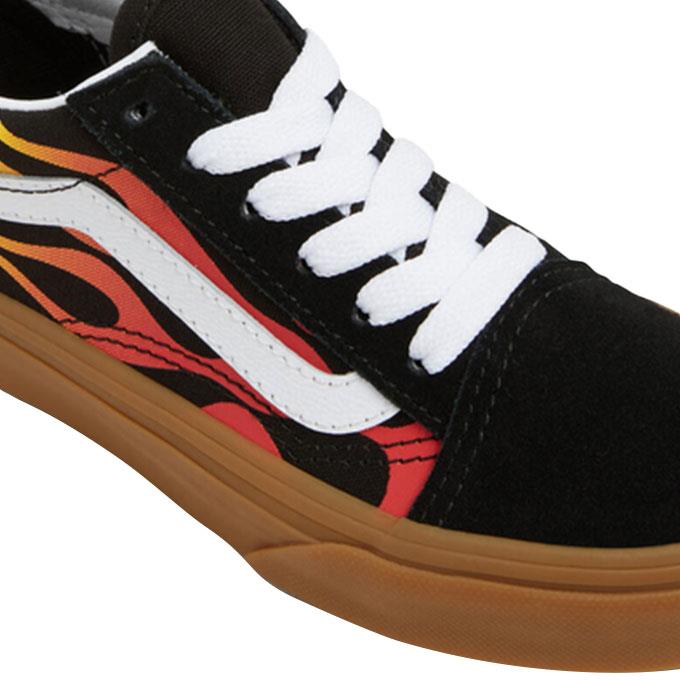 Vans Old Skool Çocuk - Erkek Black/Gum Sneaker