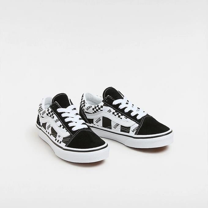 Vans Old Skool Çocuk - Erkek Black/True White Sneaker