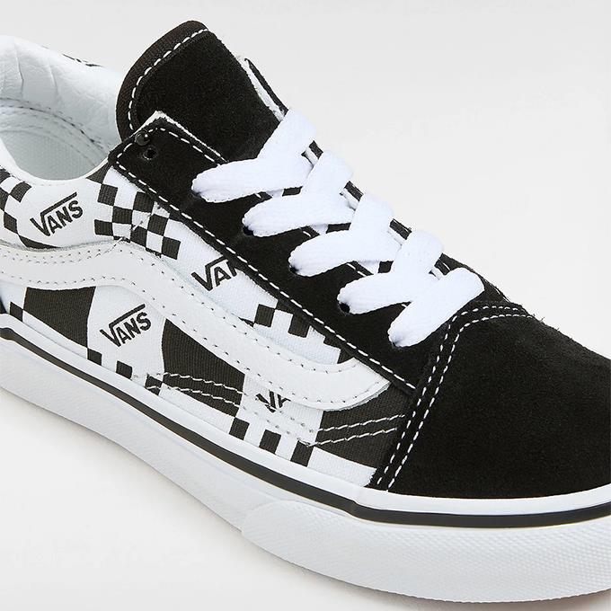 Vans Old Skool Çocuk - Erkek Black/True White Sneaker