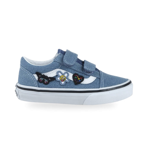 Vans Old Skool Çocuk Sneaker - Mavi
