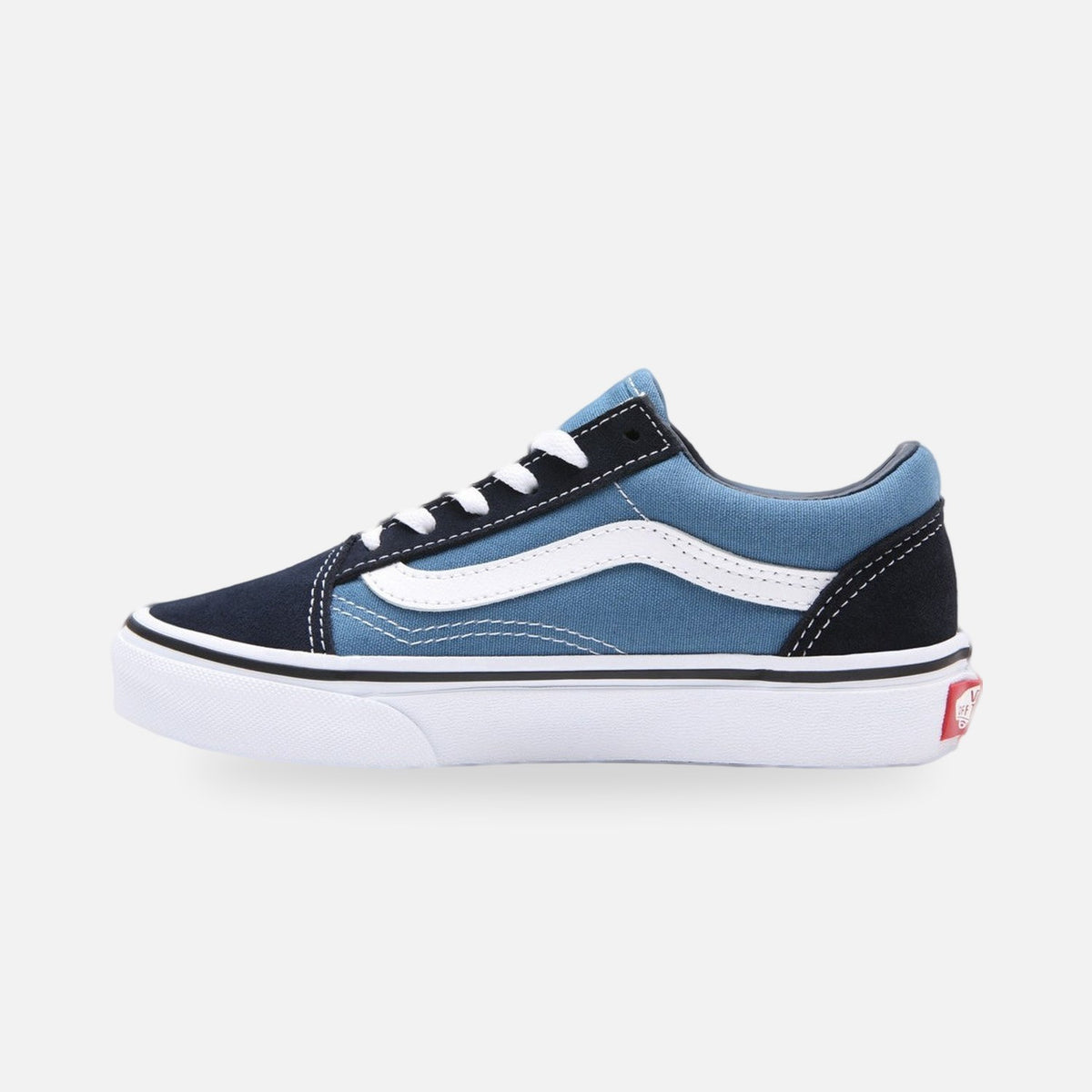 Vans Old Skool Çocuk Sneaker - Mavi-Lacivert