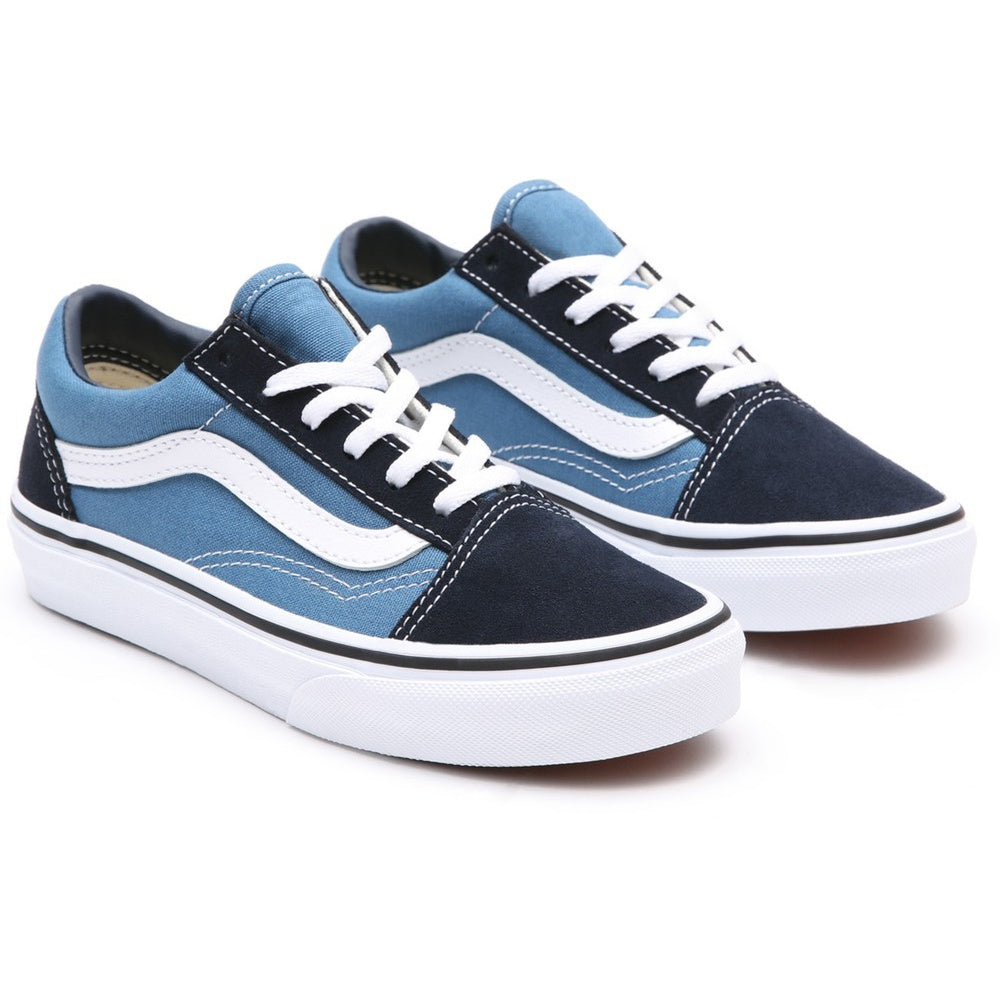 Vans Old Skool Çocuk Sneaker - Mavi-Lacivert