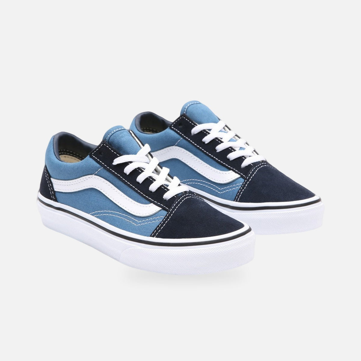 Vans Old Skool Çocuk Sneaker - Mavi-Lacivert