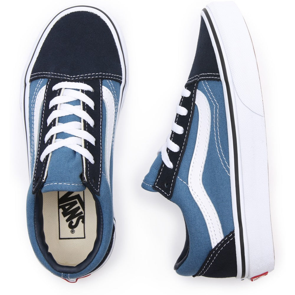 Vans Old Skool Çocuk Sneaker - Mavi-Lacivert