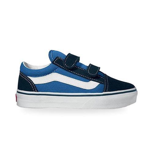Vans Old Skool V Çocuk Sneaker - Mavi-Lacivert
