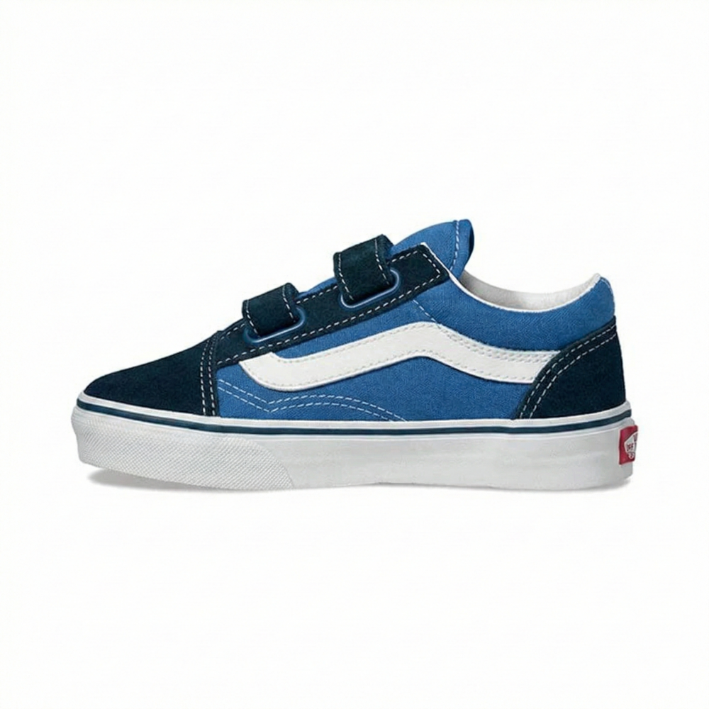 Vans Old Skool V Çocuk Sneaker - Mavi-Lacivert