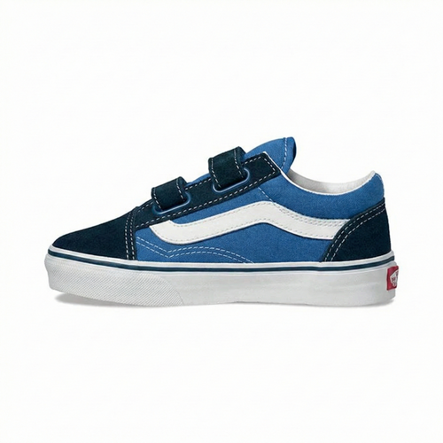Vans Old Skool V Çocuk Sneaker - Mavi-Lacivert