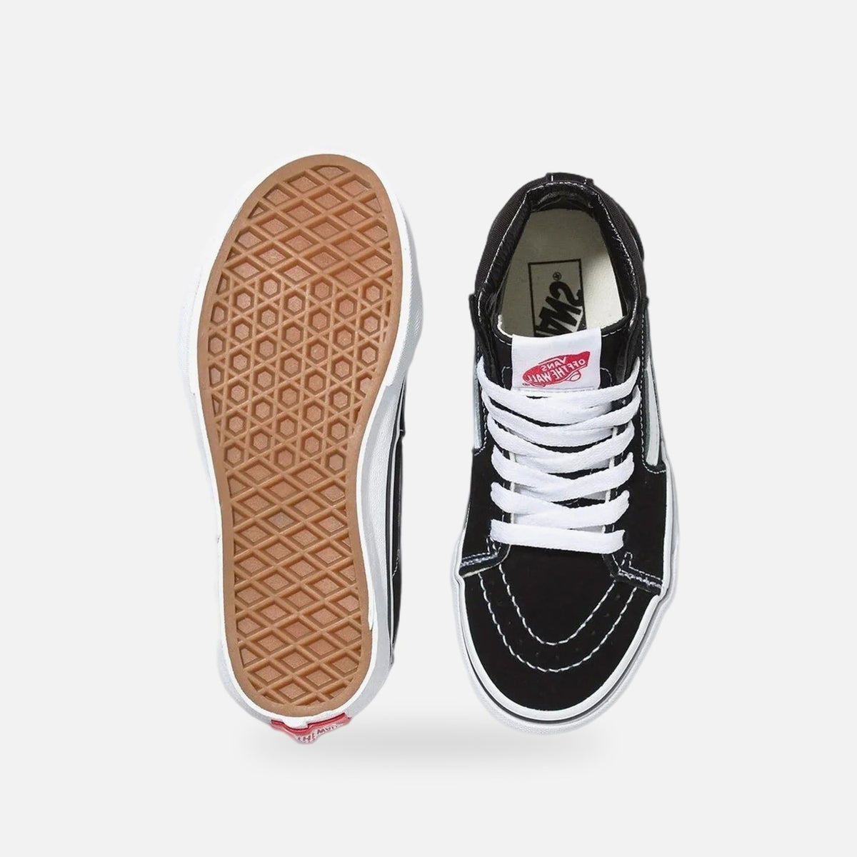 Vans Sk8-Hi Çocuk Sneaker - Siyah-Beyaz