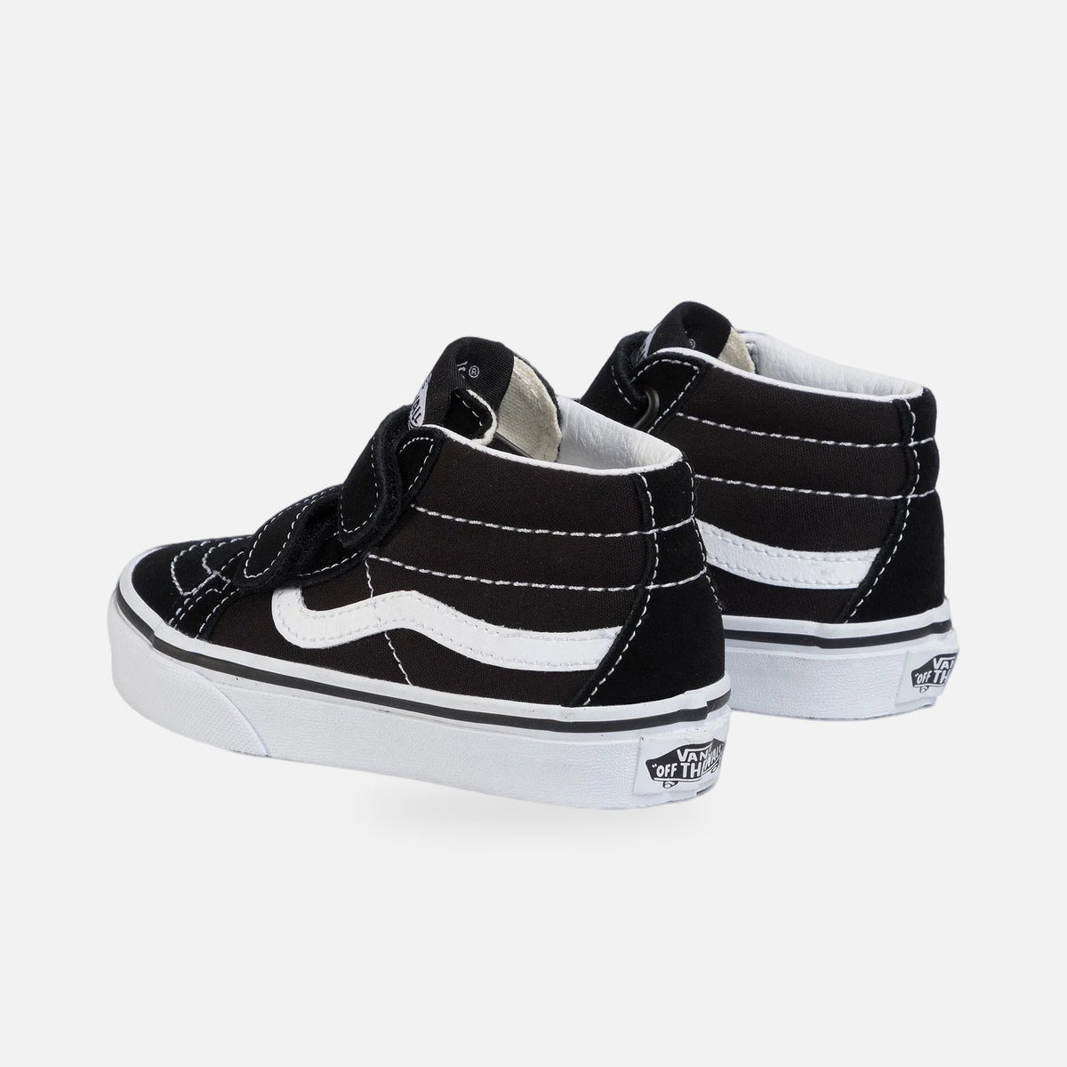 Vans Sk8-Mid Reissue V Çocuk Sneaker - Siyah-Beyaz