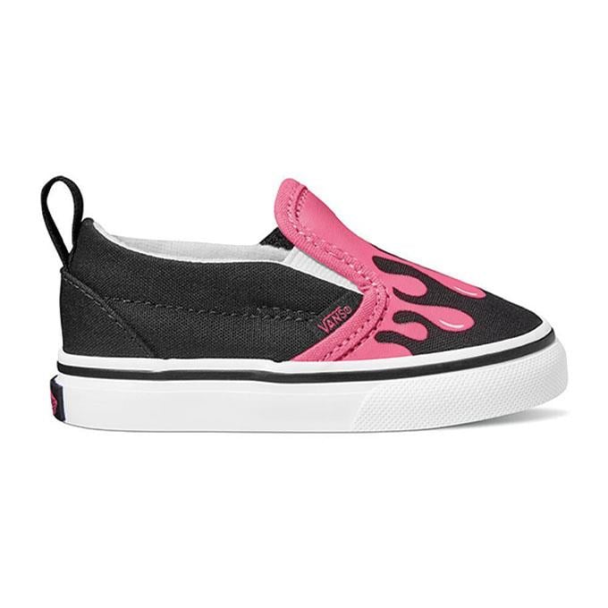 Vans Td Slip-On V Çocuk - Kız Black/Pink Sneaker