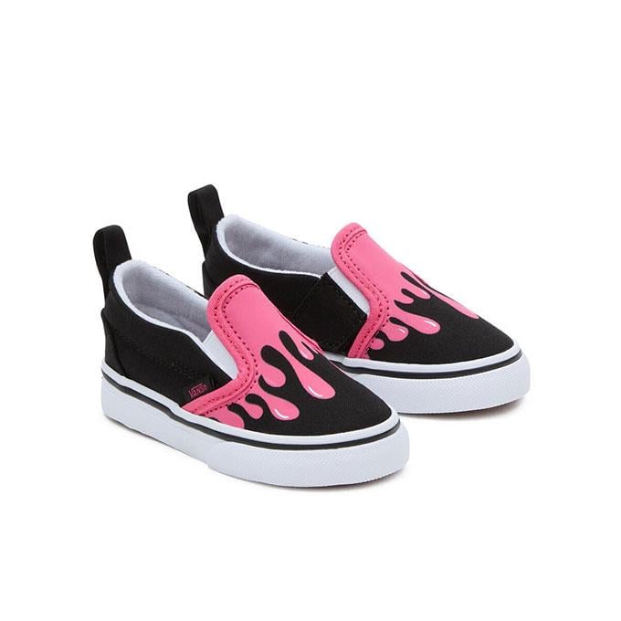 Vans Td Slip-On V Çocuk - Kız Black/Pink Sneaker
