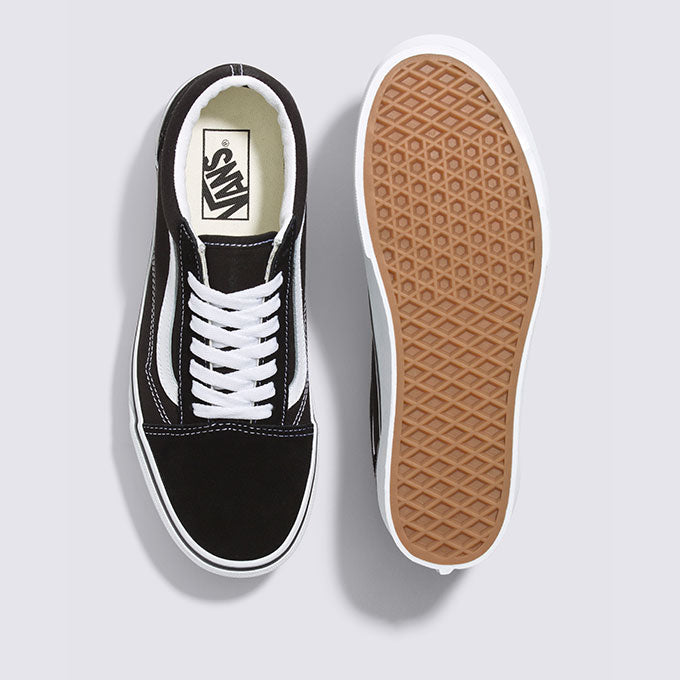 Vans Ua Old Skool Stackform Kadın Black/True White Sneaker