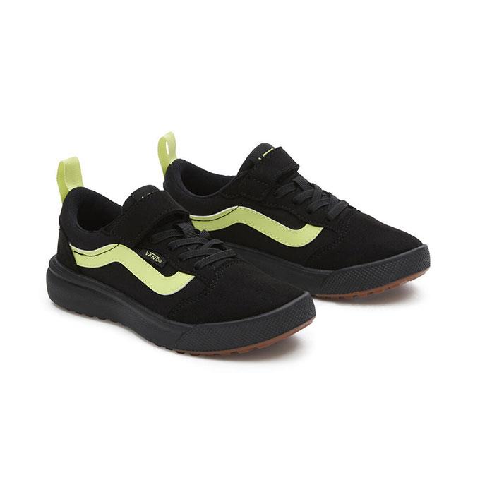 Vans Ultrarange 66 V Çocuk - Unisex Black/Lime Sneaker
