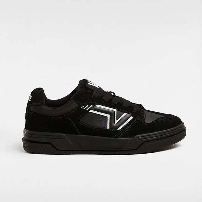 Vans Upland Erkek Black/Black/Whıte Sneaker