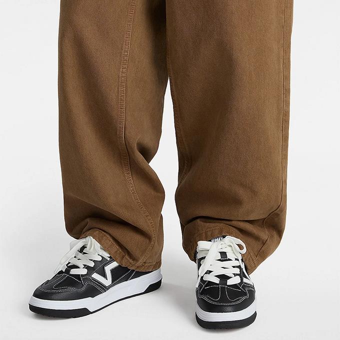 Vans Upland Erkek Black/Whıte Sneaker
